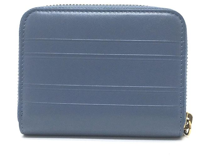 Monedero a rayas Christian Dior Azul - vista 2