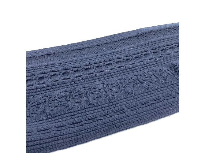 Sciarpa in lana navy Louis Vuitton Blu navy - vista 3