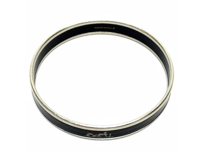 Hermès Bracciale Enamel PM Caleche di Hermes Fan Nero - vista 2
