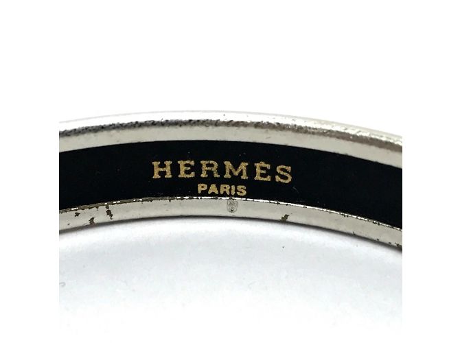 Hermès Bracciale Enamel PM Caleche di Hermes Fan Nero - vista 5