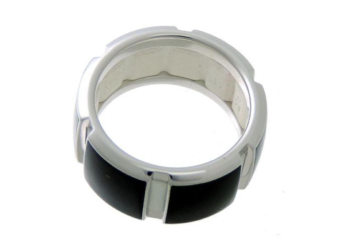 Anello Chaumet Class One in diamante e onice - vista 3