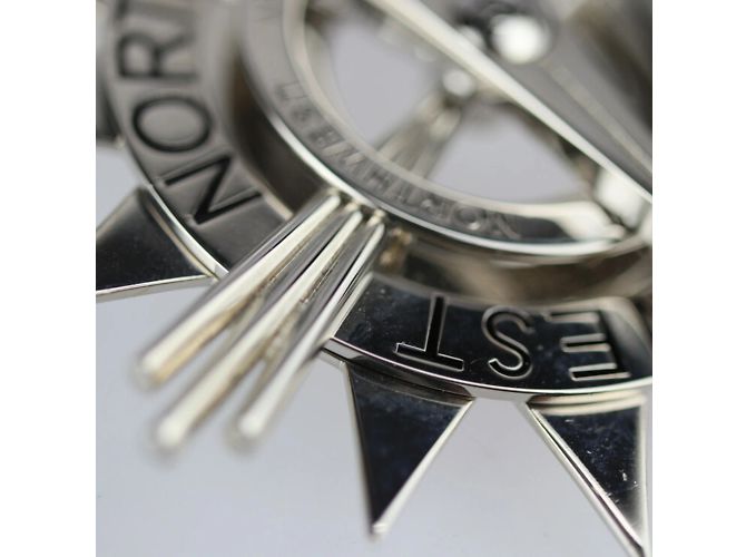 Louis Vuitton Silver Compass Brooch - view 5