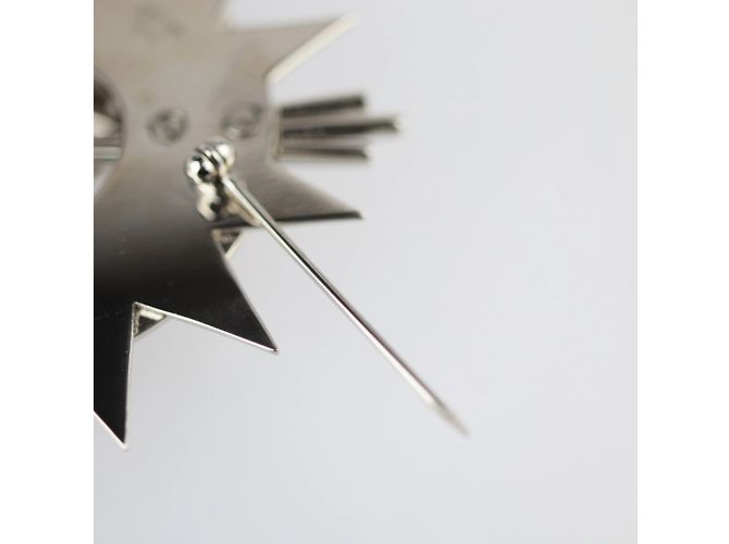 Louis Vuitton Silver Compass Brooch - view 7