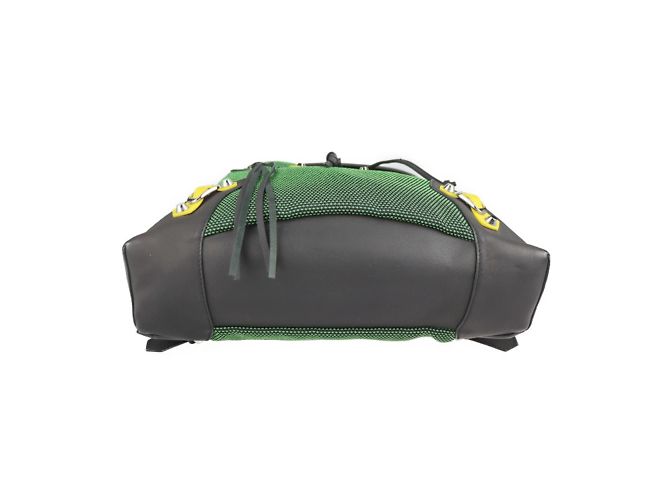 Zaino Balenciaga Traveler S Nero Verde - vista 4