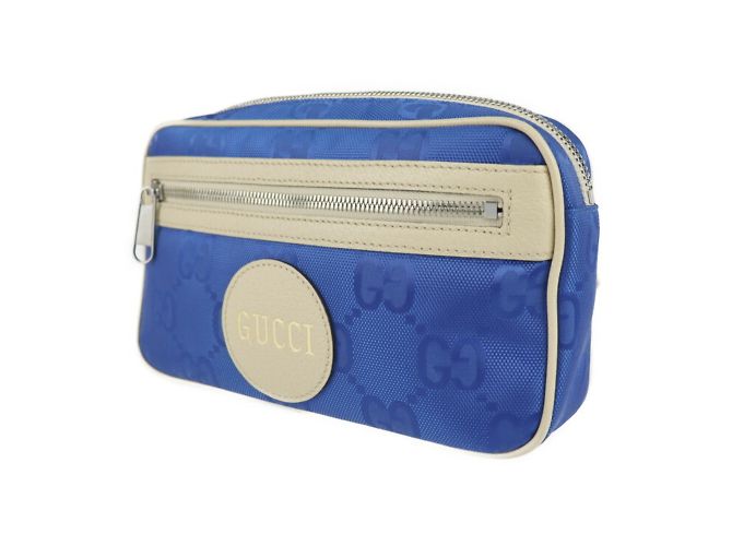 Belt bag Gucci Off The Grid Blu Beige - vista 2