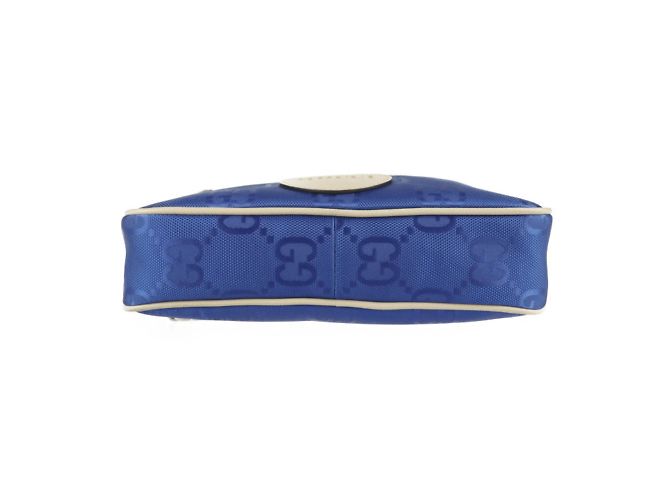 Belt bag Gucci Off The Grid Blu Beige - vista 4