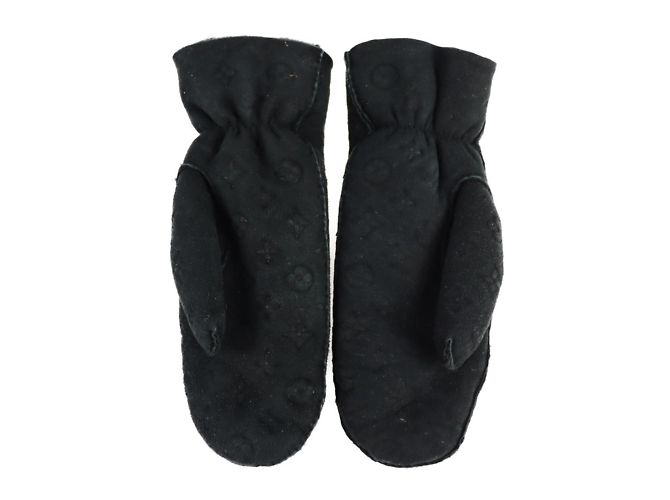 Muff Schaffellhandschuhe von Louis Vuitton Schwarz - Ansicht 2
