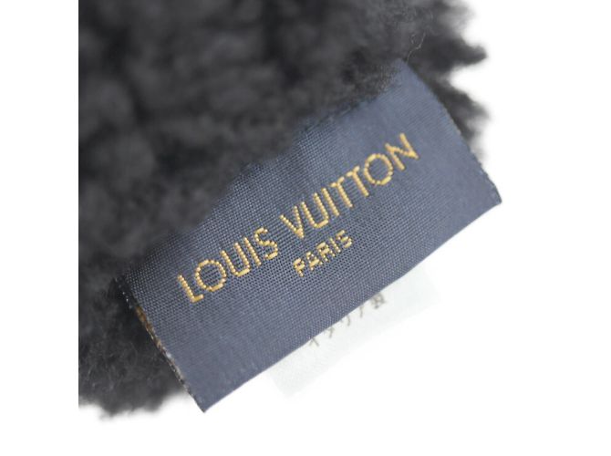 Muff Schaffellhandschuhe von Louis Vuitton Schwarz - Ansicht 3