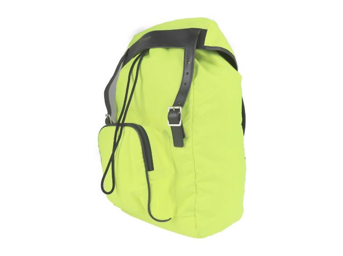 Zaino giallo neon e nero Yves Saint Laurent - vista 2
