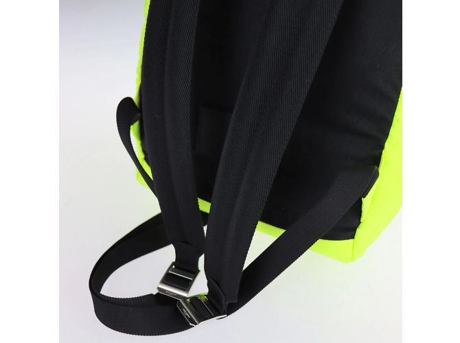Zaino giallo neon e nero Yves Saint Laurent - vista 6