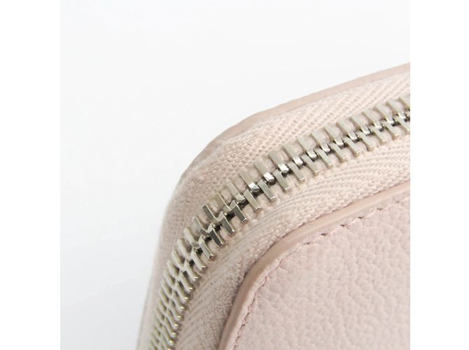 Saint Laurent Langbörse aus hellrosa Kalbsleder Pink - Ansicht 5