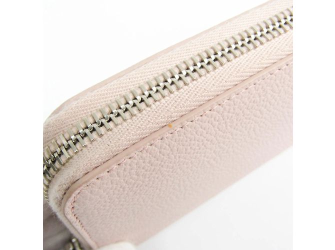 Saint Laurent Langbörse aus hellrosa Kalbsleder Pink - Ansicht 6