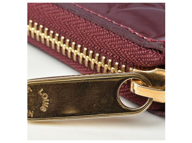 Portafoglio Lungo Vernis Louis Vuitton Rosso - vista 4