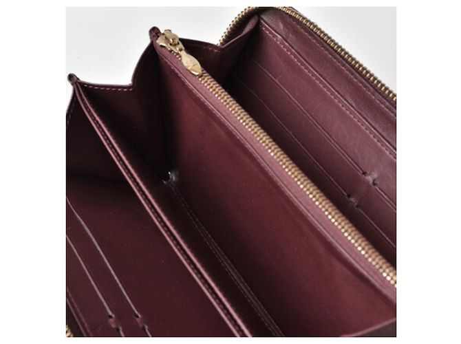 Portafoglio Lungo Vernis Louis Vuitton Rosso - vista 5