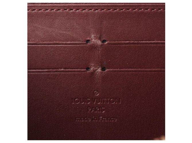 Portafoglio Lungo Vernis Louis Vuitton Rosso - vista 7