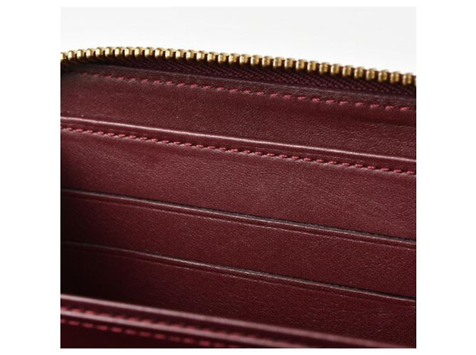 Portafoglio Lungo Vernis Louis Vuitton Rosso - vista 8