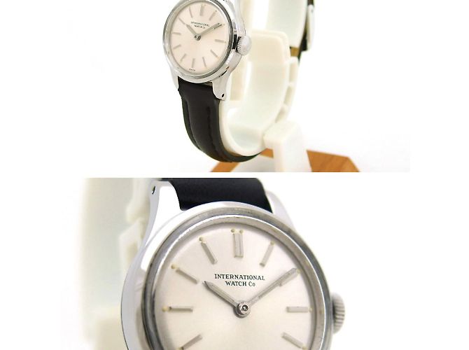 IWC Damenuhr mit rundem Gehäuse Schwarz - Ansicht 2