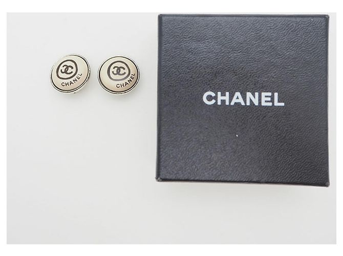 Runde Ohrringe Chanel Coco Beige - Ansicht 10