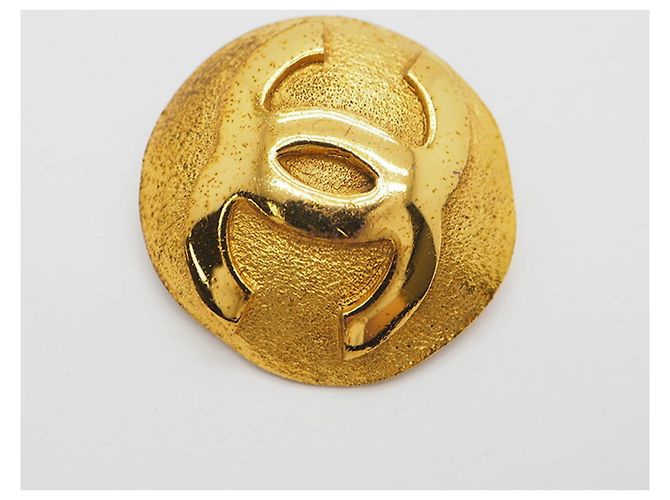 Orecchini Chanel Coco in metallo dorato D'oro - vista 5