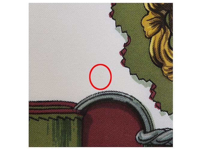 Hermès Bufanda de seda Hermes Carre 90 Cuiveeries Bordeaux Burdeos - vista 6