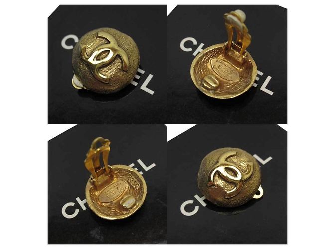 Pendientes Chanel CHANEL Coco Mark Oro Dorado - vista 2