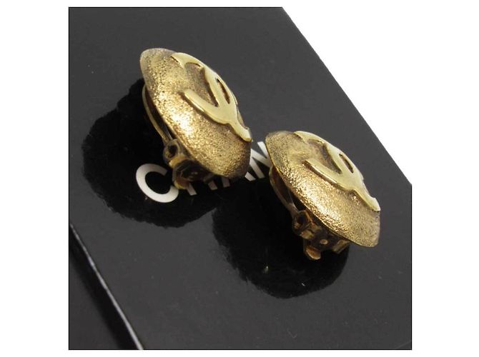 Pendientes Chanel CHANEL Coco Mark Oro Dorado - vista 3