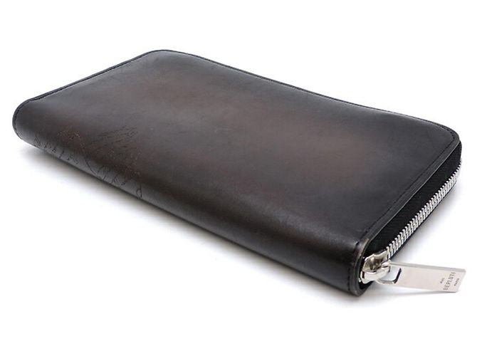 Portafoglio lungo da uomo Berluti Itaubascrit Zip - vista 4