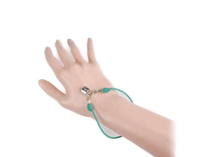 Bracciale Silver Lockit UNICEF Brasserie Louis Vuitton Verde - vista 8