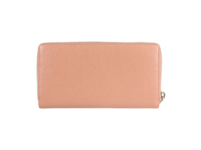 Monedero Balenciaga rosa beige - vista 3
