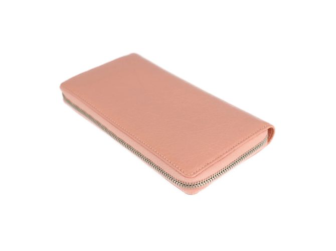Monedero Balenciaga rosa beige - vista 5