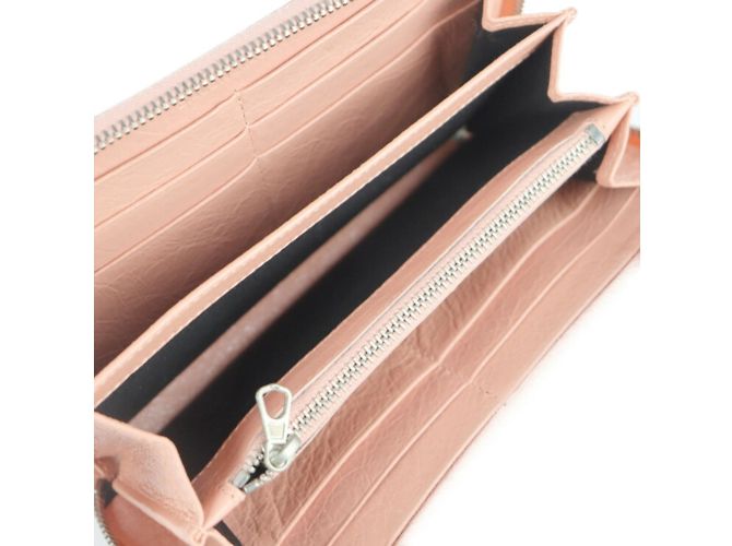 Monedero Balenciaga rosa beige - vista 7