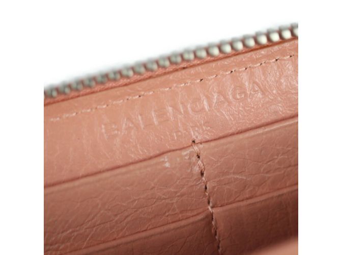 Monedero Balenciaga rosa beige - vista 8