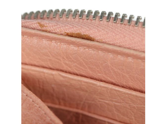 Monedero Balenciaga rosa beige - vista 9
