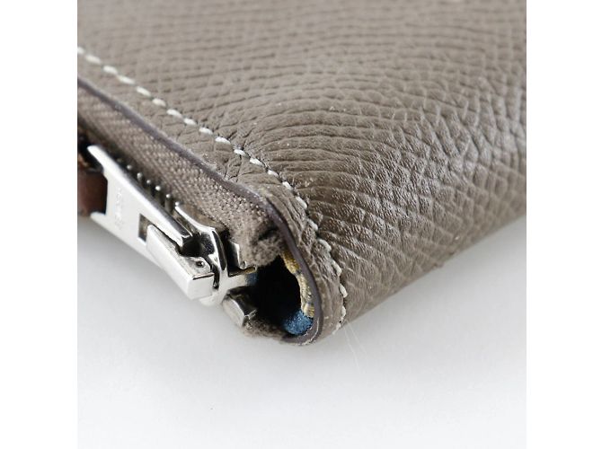 Hermès Hermes Azap Lang Wallet in Etoupe Grau Taupe - Ansicht 4
