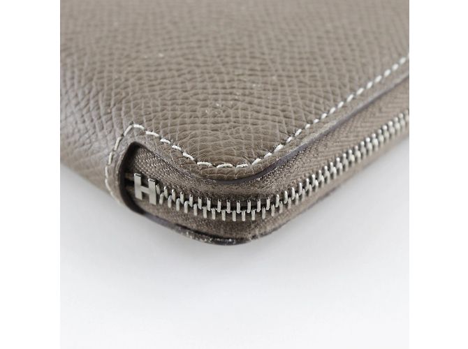 Hermès Hermes Azap Lang Wallet in Etoupe Grau Taupe - Ansicht 5