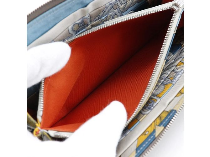 Hermès Hermes Azap Lang Wallet in Etoupe Grau Taupe - Ansicht 7