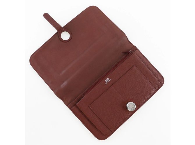 Hermès Cartera larga Hermes Dogon GM en Burdeos - vista 6