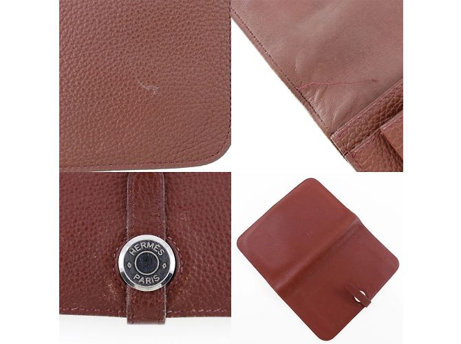 Hermès Cartera larga Hermes Dogon GM en Burdeos - vista 8