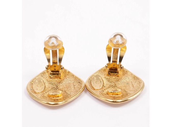 Timeless Orecchini vintage placcati in oro Chanel - vista 4