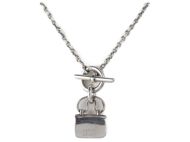 Hermès Hermes Amulett Constance Halskette Silber - Ansicht 2