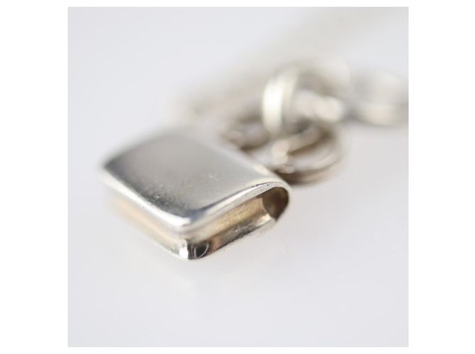 Hermès Hermes Amulett Constance Halskette Silber - Ansicht 4