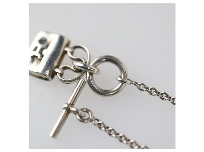 Hermès Hermes Amulett Constance Halskette Silber - Ansicht 6