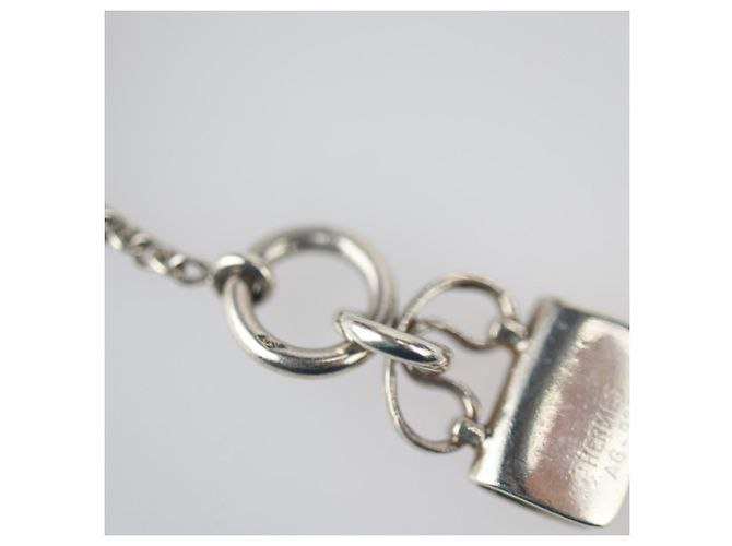 Hermès Hermes Amulett Constance Halskette Silber - Ansicht 7