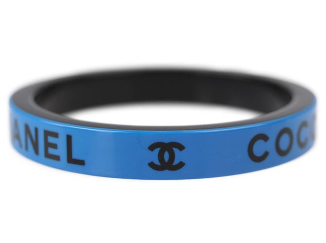 Chanel Harzarmband AB8421 Schwarz Blau - Ansicht 2