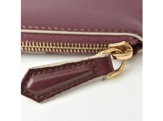 Monedero de cuero marrón Fendi Castaño - vista 5