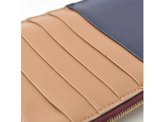 Monedero de cuero marrón Fendi Castaño - vista 6