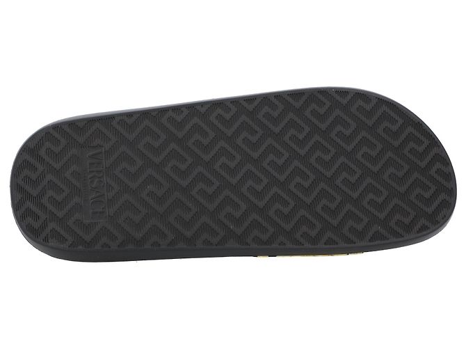 Versace Infradito da bagno Barocco Nero - vista 5