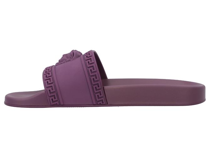 Infradito Versace Palazzo Medusa 'Bordeaux' Porpora - vista 2