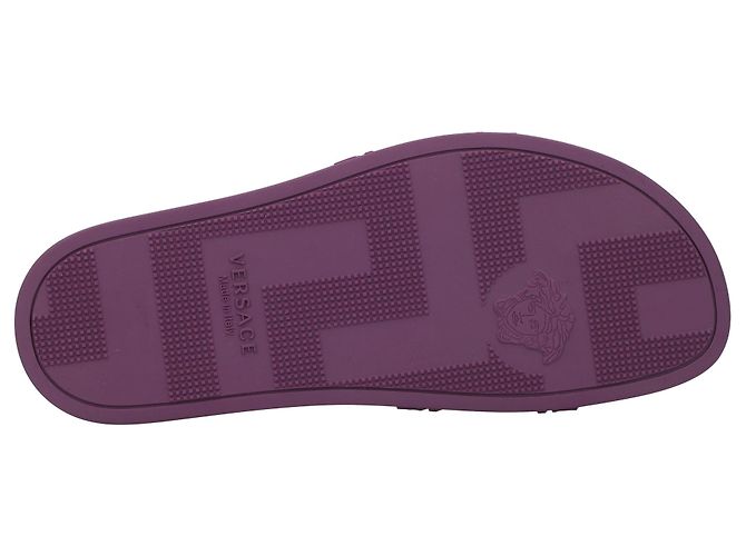 Infradito Versace Palazzo Medusa 'Bordeaux' Porpora - vista 5