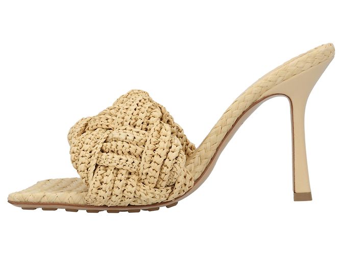 Mule Lido marrone di Bottega Veneta - vista 3